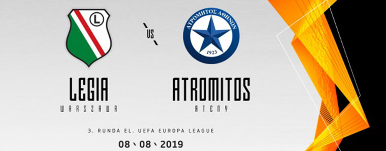 El. LE: Legia Warszawa - Atromitos FC, 008.08.2019 r. godz. 21:00