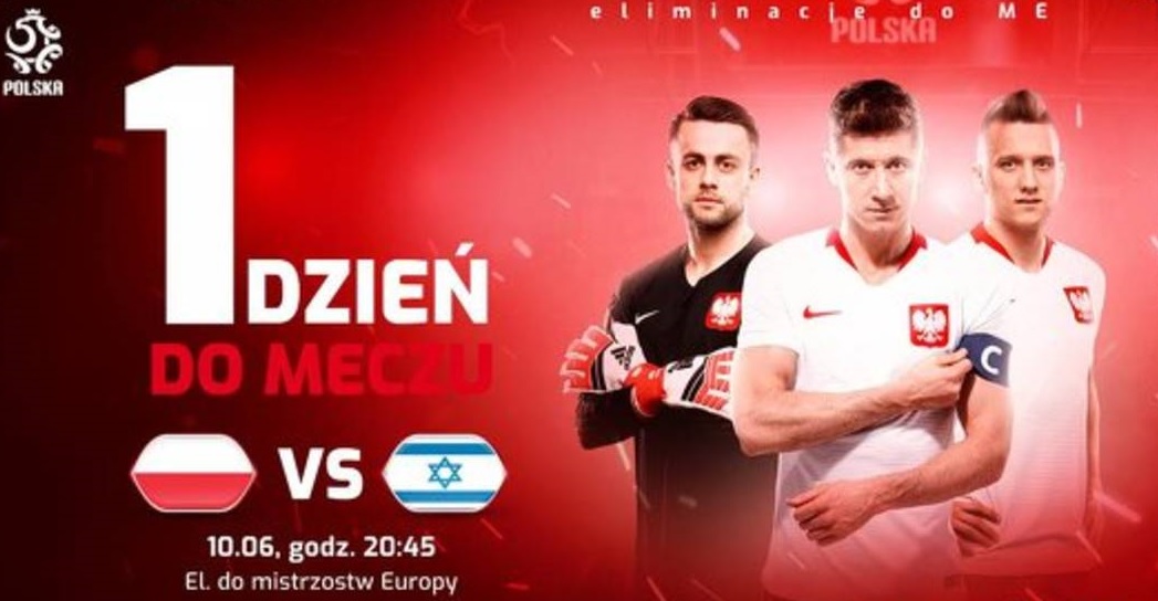 Polska - Izrael 10 czerwiec 2019 r. godz. 20:45