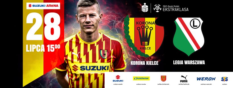 Korona Kielce - Legia Warszawa, 28 lipiec godz 15:00