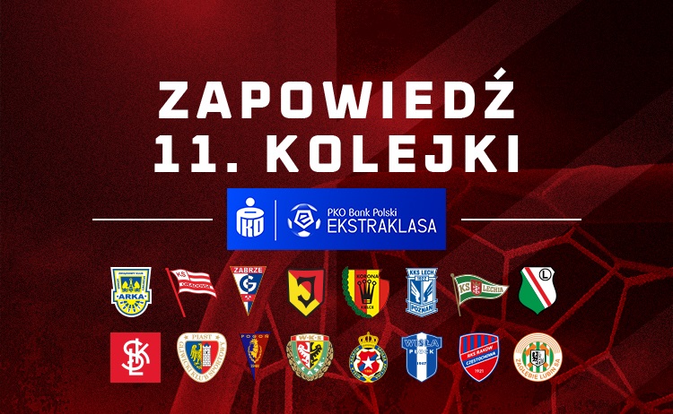 PKO Ekstraklasa: Zapowiedź 11 kolejki.